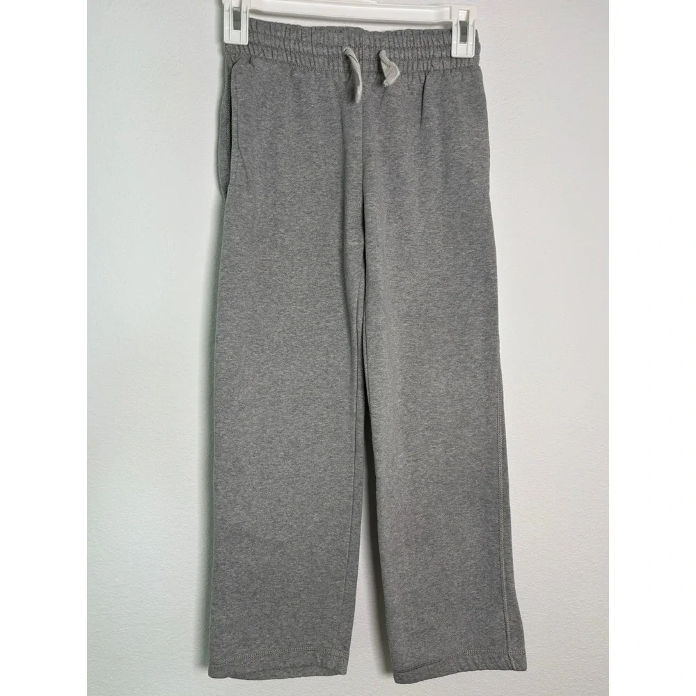 The Children's Place Boys Gray Fleece‎ Sweatpants Joggers Size M 7/8 Drawstring